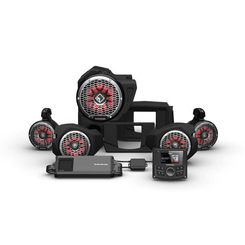 Rockford Fosgate UTV — Rockford Fosgate 14+ RZR Stage-5 Audio System (Gen-3)