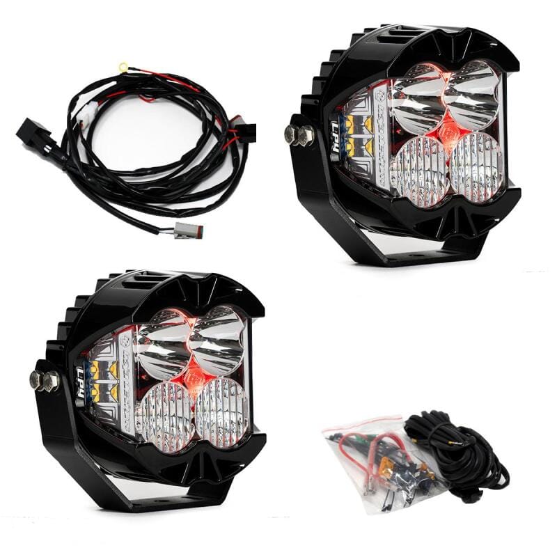 Baja Designs — Baja Designs LP4 Pro Driving/Combo LED - Red Backlight (Pair)