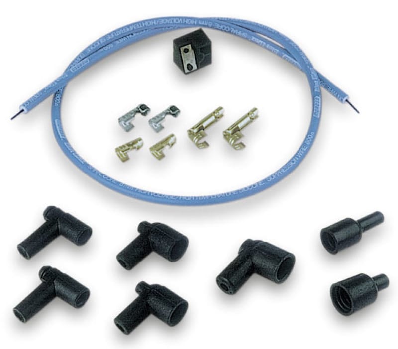 Moroso — Moroso Ignition Coil Wire Kit - Blue Max - Spiral Core - 8mm - 3ft - Blue