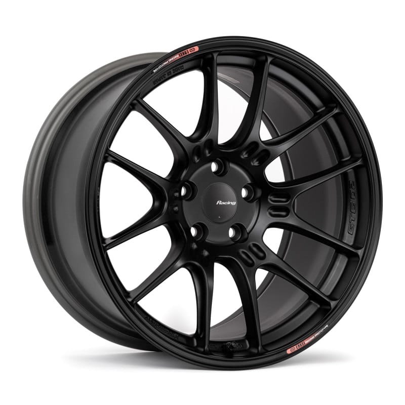 Enkei — Enkei GTC02 17x8 4x100 42mm Offset 66.5mm Bore Matte Black Wheel
