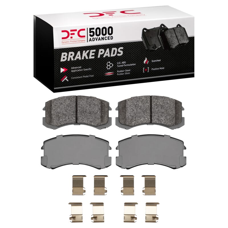 DFC — DFC 02-07 Mitsubishi Lancer Front 5000 Advanced Ceramic Brake Pads and Hardware Kit
DFC Brake Pad Set