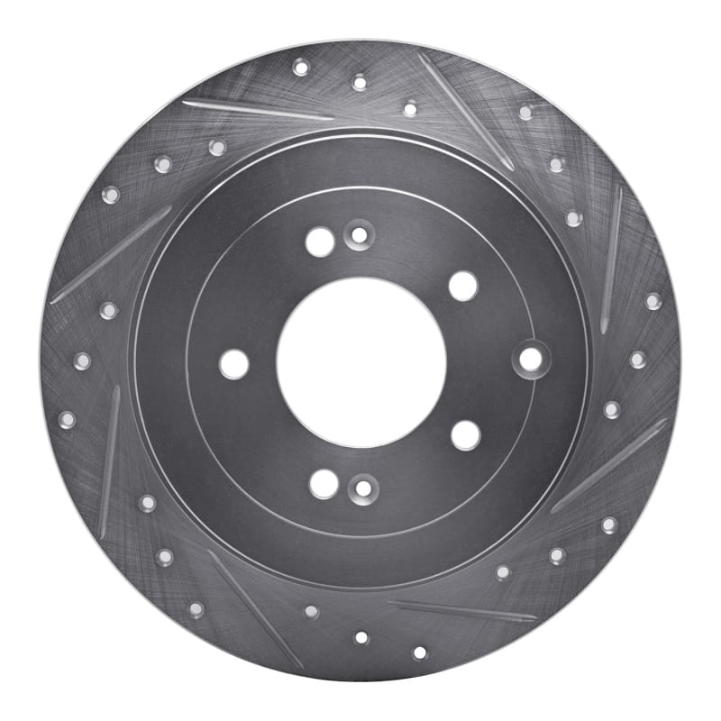 R1 Concepts — R1 16-22 Hyundai TUCSON Rear Right Drilled & Slotted Silver Brake Rotor
R1 Brake Rotor Drill