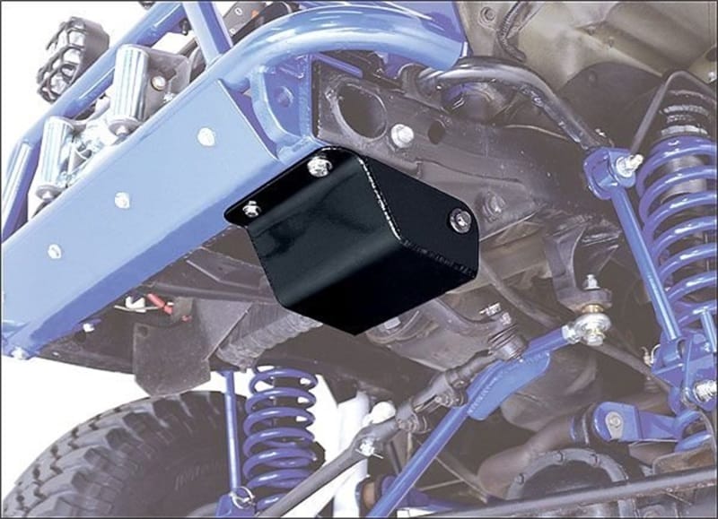 Fabtech — Fabtech Jeep TJ Steering Box Skid Plate - Black