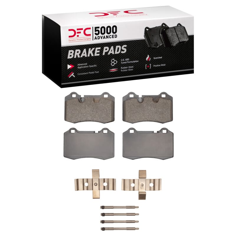 DFC — DFC 07-19 Maserati Quattroporte Rear 5000 Advanced Low Metallic Brake Pads and Hardware Kit
DFC Brake Pad Set