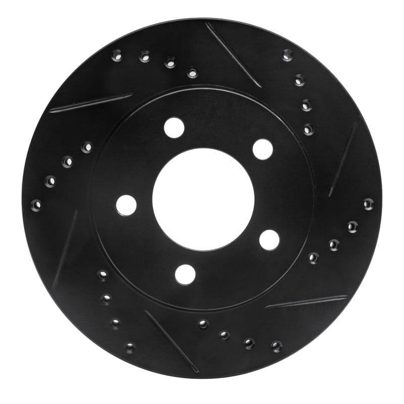 R1 Concepts — R1 70-93 Ford Taurus (Excl SHO) Front Right Drilled & Slotted Black Brake Rotor
R1 Brake Rotor Drill