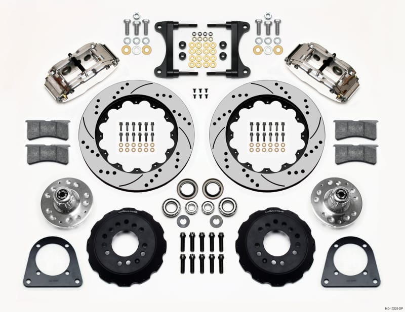Wilwood — Wilwood Narrow Superlite 6R Front Hub Kit 14.00in Drill Pol TCI-IFS 71-78 (Pinto Based)
BRAKE KIT