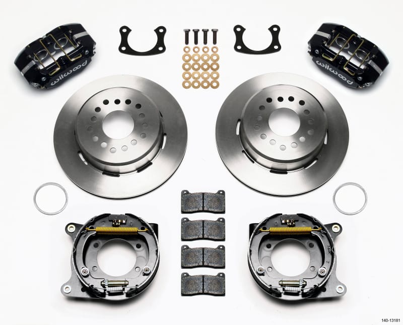 Wilwood — Wilwood Dynapro Lug Mount P/S Park Brake Kit New Big Ford 2.50in Offset
BRAKE KIT