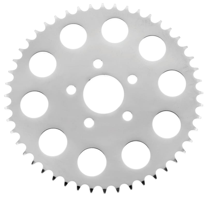 TwinPower — Twin Power 86-92 XL Chrome Disc Brake Rear Sprocket Replaces H-D 41470-86 48 Tooth Flat