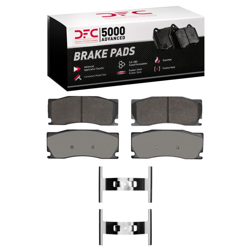 DFC — DFC 08-09 Jaguar XKR Front 5000 Advanced Low Metallic Brake Pads and Hardware Kit
DFC Brake Pad Set