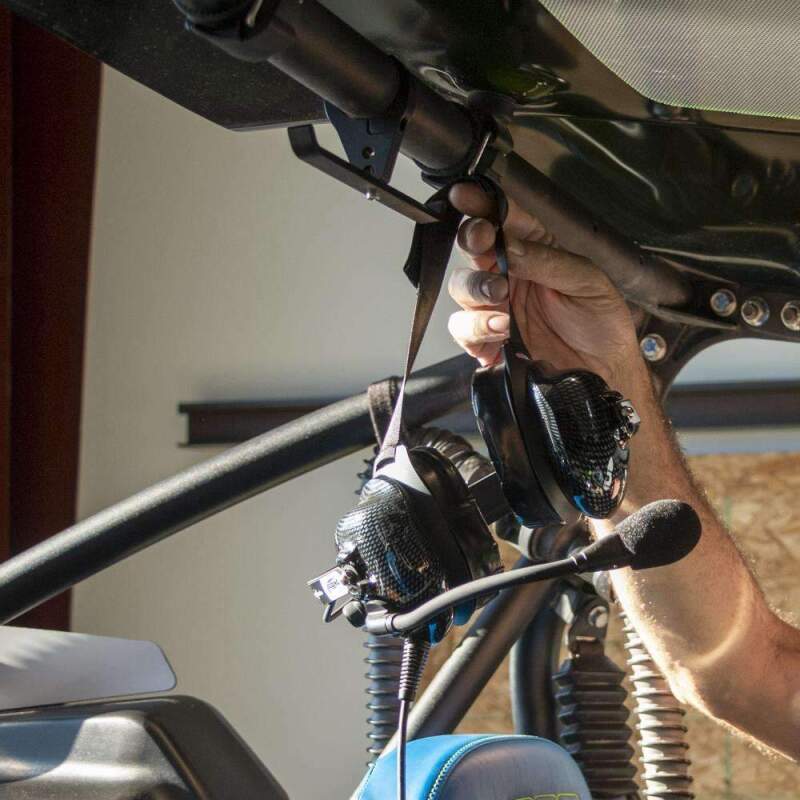 Rugged Radios — Rugged Radios Dual Headset Hanger with Bar Mount 1.50 Inches Tube Diameter