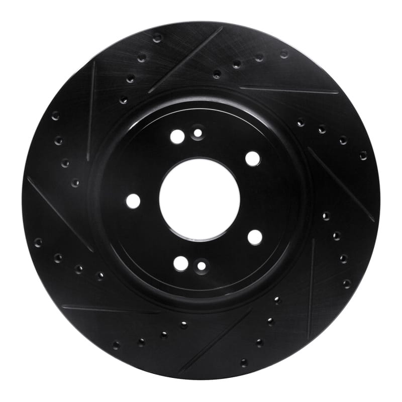 R1 Concepts — R1 18-23 Genesis G70 Front Left Drilled & Slotted Black Brake Rotor
R1 Brake Rotor Drill