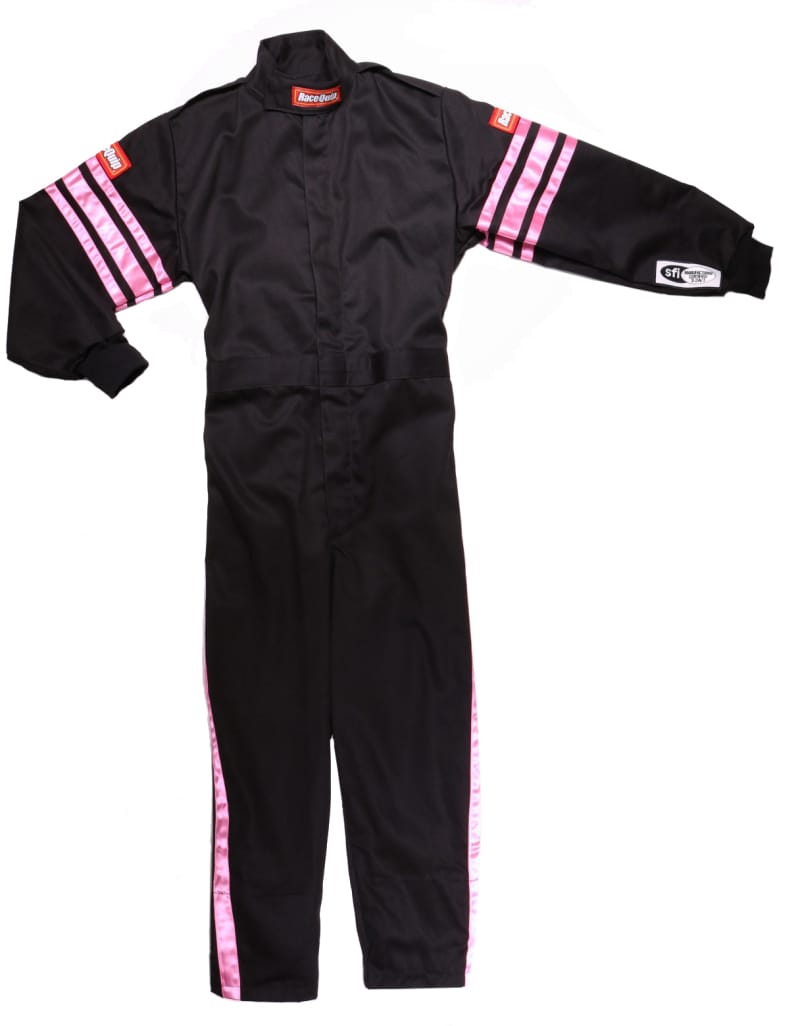 Racequip — RaceQuip Pink Trim SFI-1 JR. Suit - KMedium