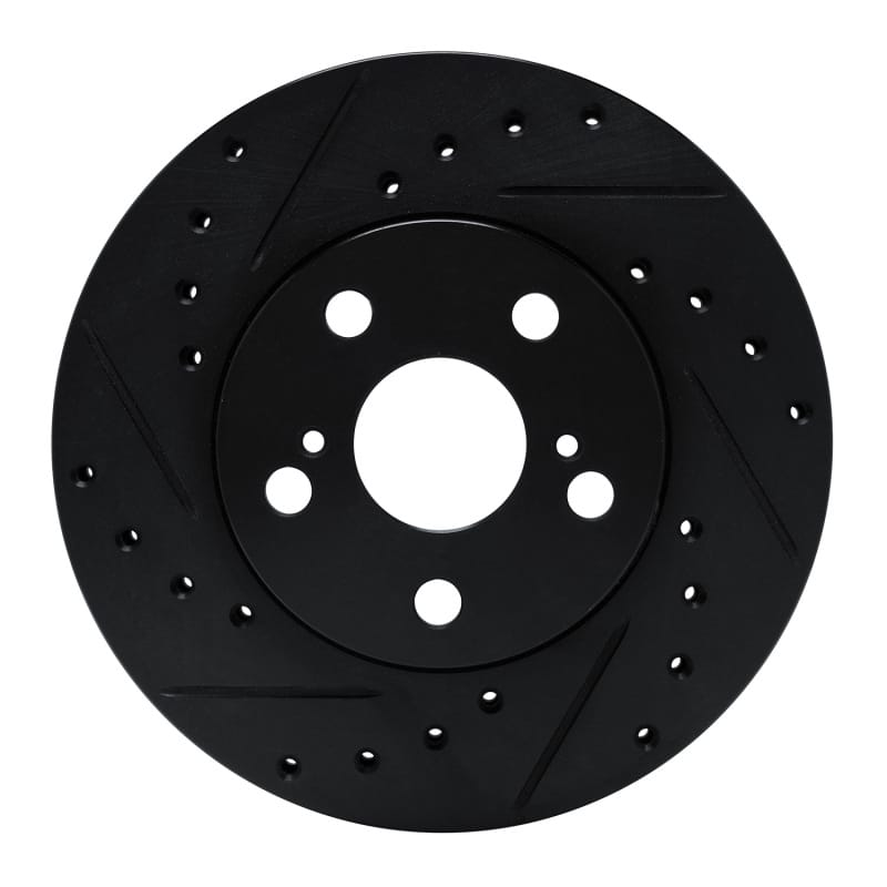 R1 Concepts — R1 87-87 Toyota Camry Front Left Drilled & Slotted Black Brake Rotor
R1 Brake Rotor Drill