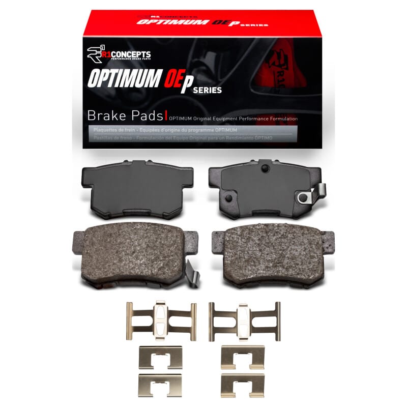 R1 Concepts — R1 00-13 Honda S2000 Rear Optimum OE Pads & Hardware Kit
R1 Optimum Oe Pads a