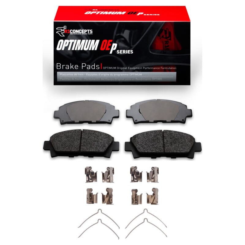 R1 Concepts — R1 92-95 Toyota MR2 Front Optimum OE Pads & Hardware Kit
R1 Optimum Oe Pads a