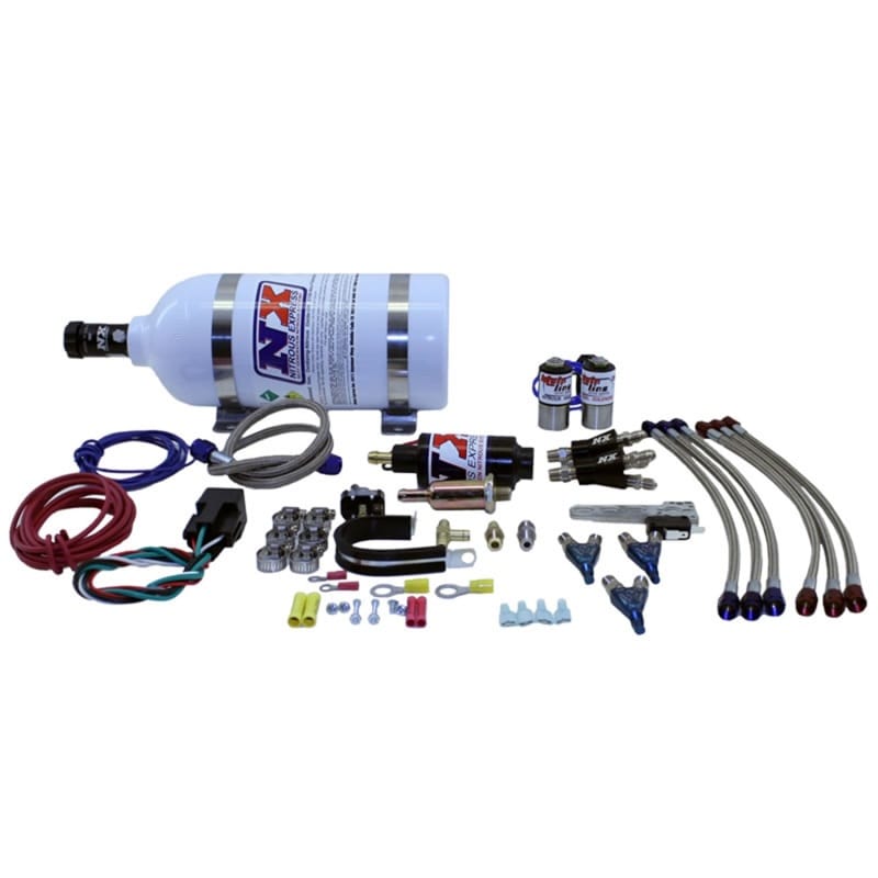 Nitrous Express — Nitrous Express Three Cyl Mainline Nitrous Kit w/2.5lb Bottle
Injection System Kit
N2OSys