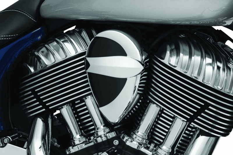 Kuryakyn — Kuryakyn Horn Cover John Shope Series Chrome