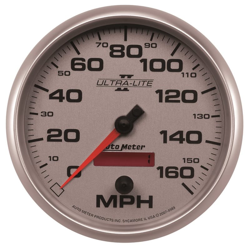AutoMeter — Autometer Ultra-Lite II 5 Inch 160 MPH FSE Programmable Speedometer
5" SPEEDO, 160 MPH,