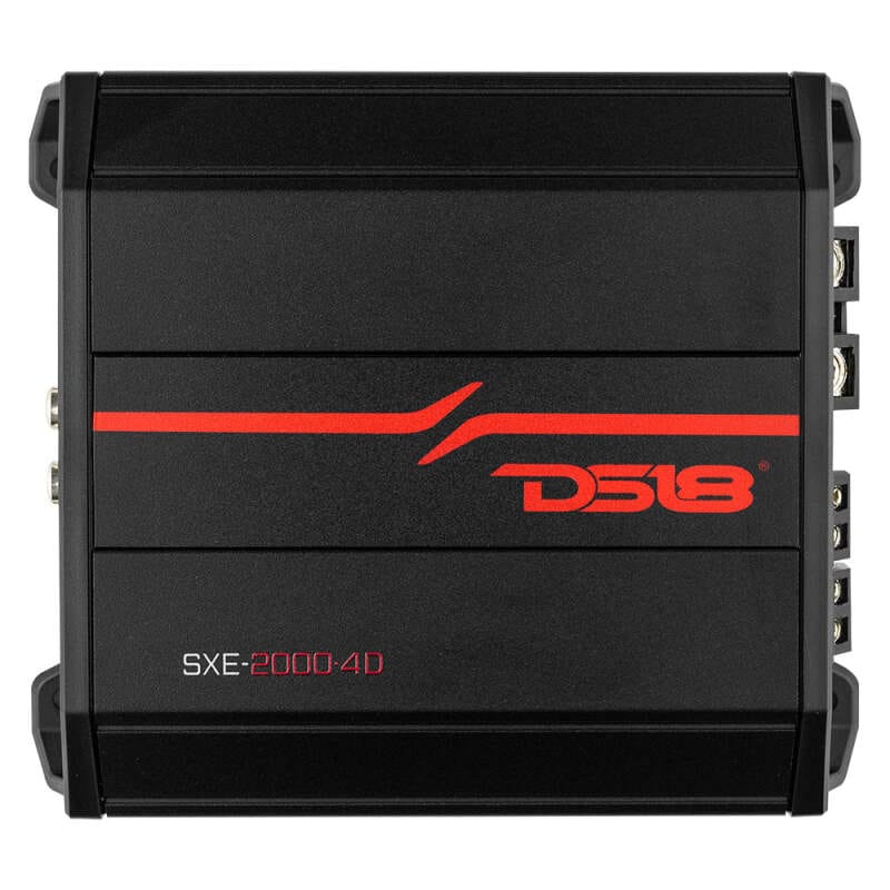 DS18 — DS18 4-Channel SXE Amplifier Class D 2x 320/4ohm Bridge 4 x 160/2ohm 4 x 100/4ohm Watts RMS- Black