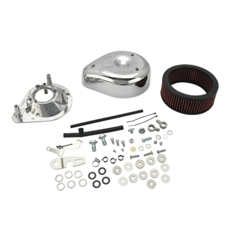 S&S Cycle — S&S Cycle 04-16 Sportster Models Teardrop Air Cleaner Kit for Super E/G Carb