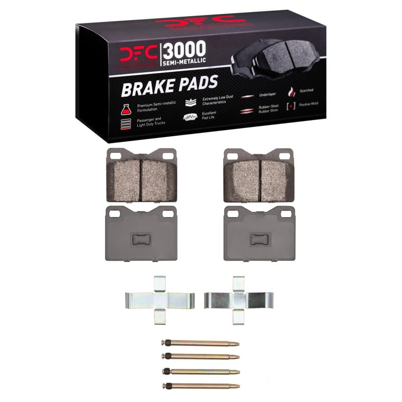 DFC — DFC 74-77 Audi 100 Series Front 3000 Semi-Metallic Brake Pads and Hardware Kit
DFC Brake Pad Set