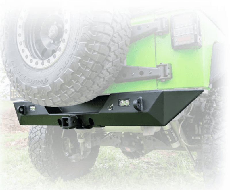 TURN Offroad — Turn Offroad 2007-2018 Jeep JK Rear Bumper with Hitch and Lights