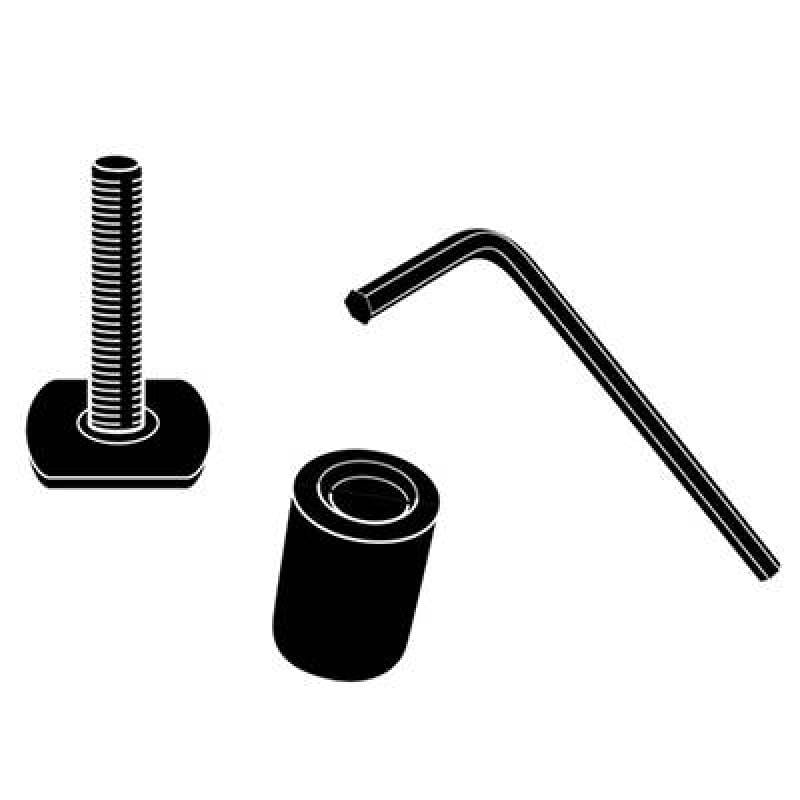 Thule — Thule Adapter Kit - T-Track Accessory Kit for All Thule Aluminum Bars - Black
Roof Rack Mount Kit