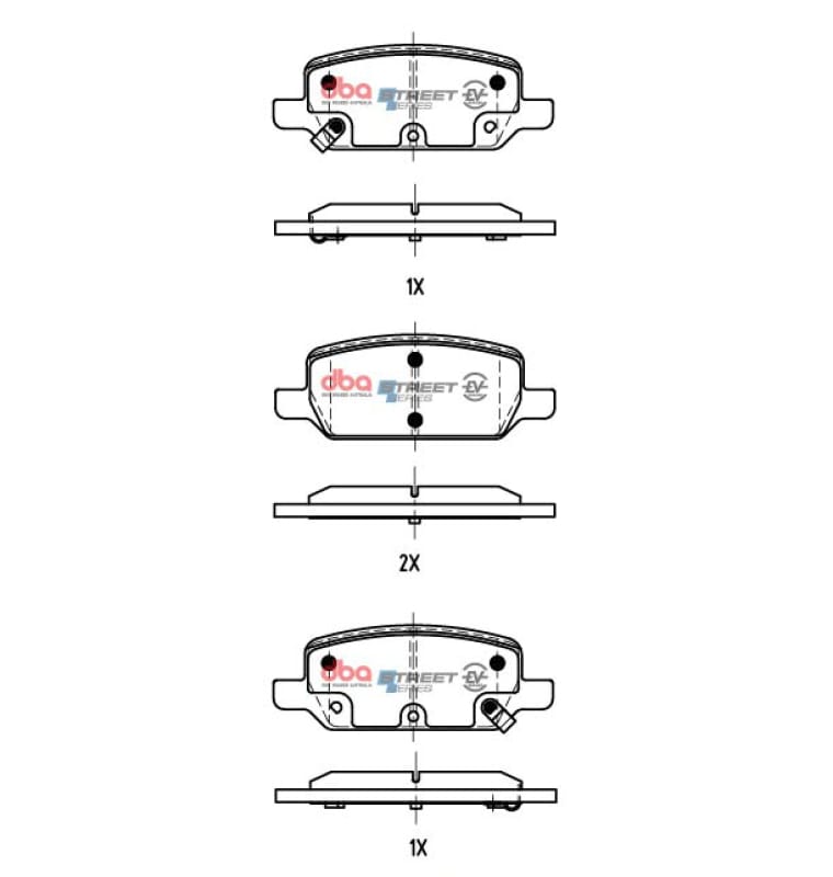 DBA — DBA 17-23 Tesla 3 Rear SSEV Street Series Brake Pads
Brake Pad