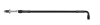 Goodridge — Goodridge 60in Universal Clutch Line w/Blk Zinc Fitting & Blk Hose - 90Deg Banjo w/Straight 7/16 UNF
