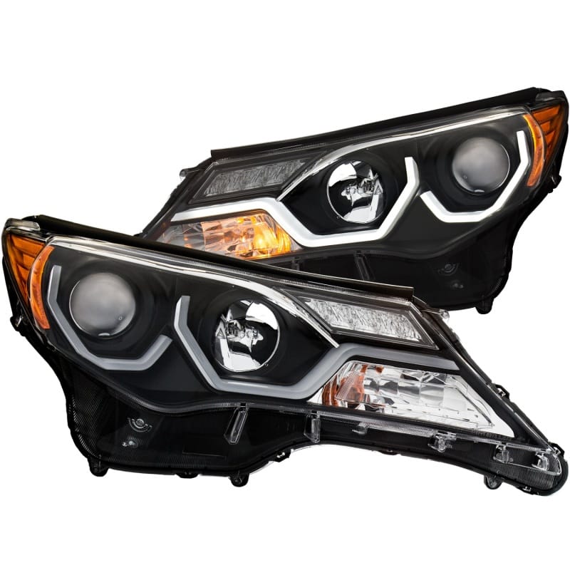 ANZO — ANZO 2013-2015 Toyota Rav4 Projector Headlights w/ Plank Style Design Black
Head Light Set
HdLtSet