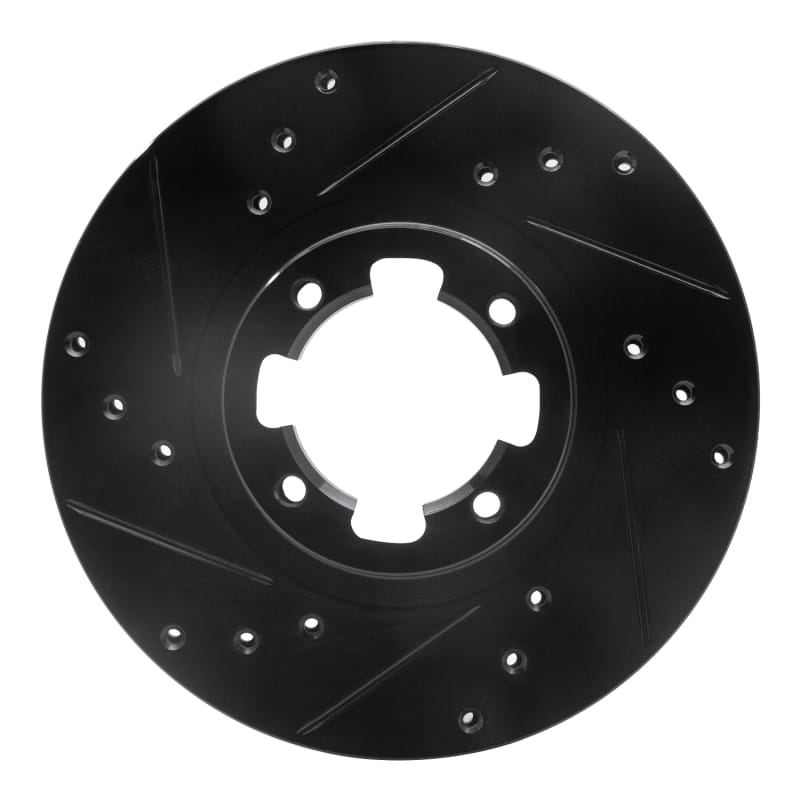 R1 Concepts — R1 85-94 Subaru GL-10 Front Left Drilled & Slotted Black Brake Rotor
R1 Brake Rotor Drill