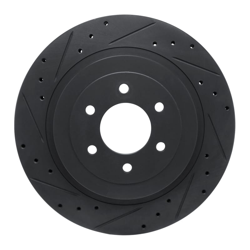 R1 Concepts — R1 92-02 Dodge Viper Rear Left Drilled & Slotted Black Brake Rotor
R1 Brake Rotor Drill
