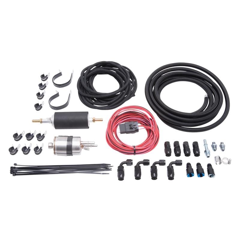 Russell — Russell Performance For Chevy LS & Chrysler 5.7L Hemi (Black/Silver)
Fuel System Kit