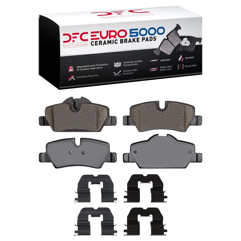 DFC — DFC 14-24 Mini Cooper (Excl Clubman) Rear Euro 5000 Ceramic Brake Pads and Hardware Kit
DFC EURO Pads + HW