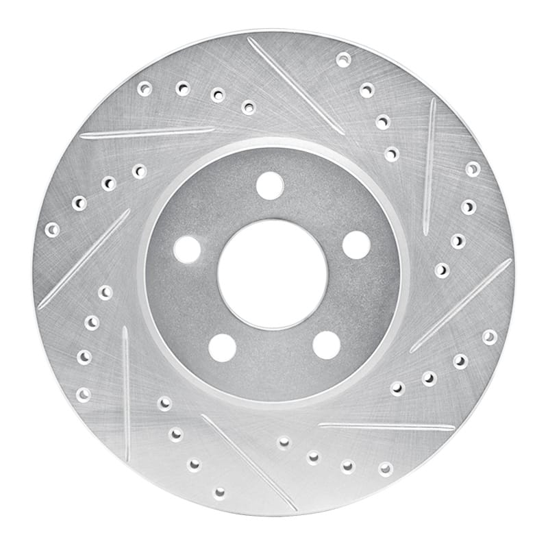 R1 Concepts — R1 01-10 Chrysler PT Cruiser Front Right Drilled & Slotted Silver Brake Rotor
R1 Brake Rotor Drill