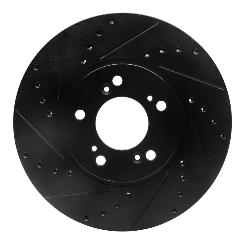 R1 Concepts — R1 99-04 Acura RL Front Left Drilled & Slotted Black Brake Rotor
R1 Brake Rotor Drill