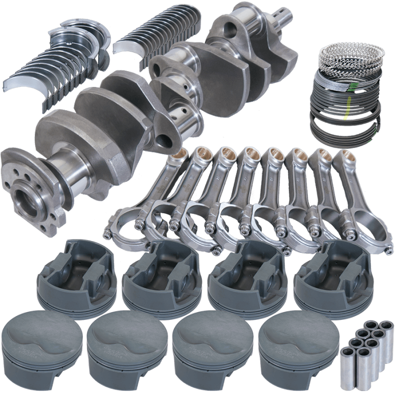 Eagle — Eagle Chevy 400 3.750in Crank 6.000in I-Beam Rods -5cc Flat Top 4.155in Pistons Rotating Assembly
Street & Strip Assy