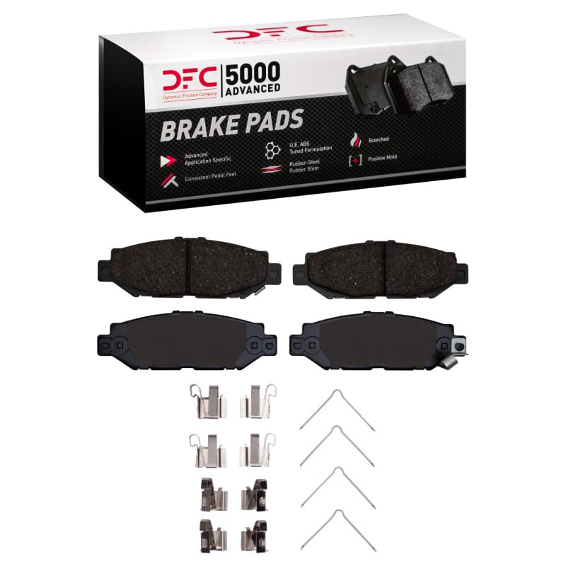 DFC — DFC 92-00 Lexus SC400 Rear 5000 Advanced Ceramic Brake Pads and Hardware Kit
DFC Brake Pad Set
