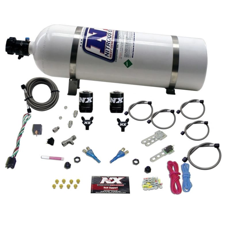 Nitrous Express — Nitrous Express GM TBI Nitrous Kit (50-125HP) w/15lb Bottle
Injection System Kit
N2OSys