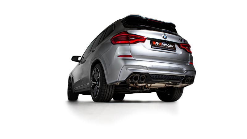 Remus — Remus BMW X3 M Competition F97 S58 05/2019 3.0L Turbo 375 kw (S58B30A With GPF) Axle Back