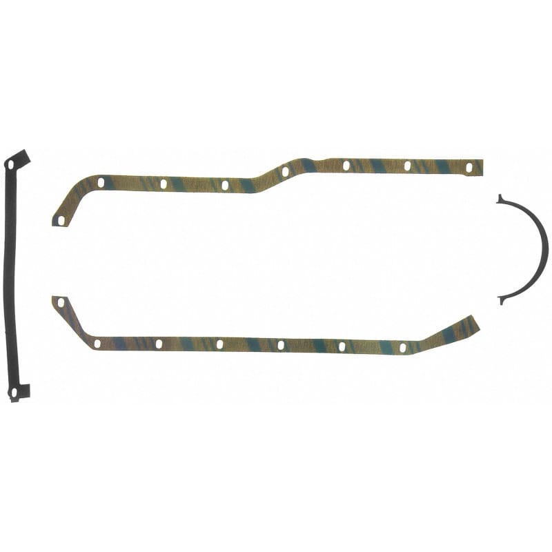 Fel-Pro — Fel-Pro Chevrolet S10 OS 30409 C Engine Oil Pan Gasket Set Blue Stripe cork-rubber
