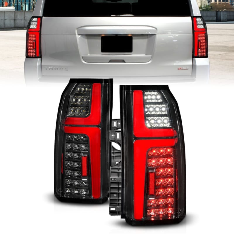 ANZO — ANZO 15-20 Chevrolet Tahoe Sequential LED Tube Taillights Black
Tail Light Set