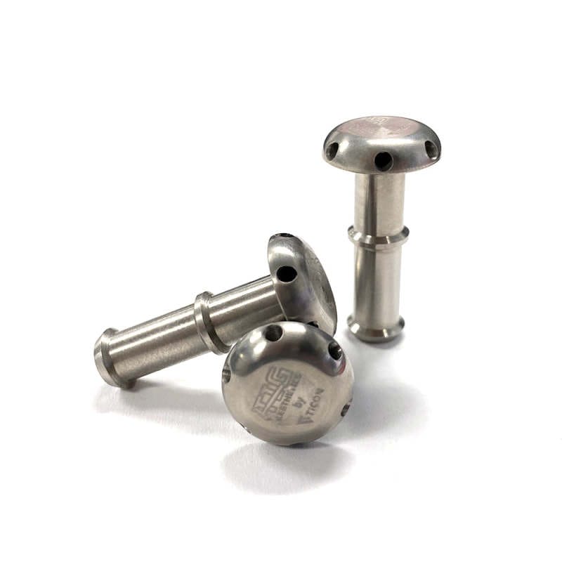 Ticon — Ticon Industries Tig Aesthetics Titanium Shower Diffuser - Barb Outlet - 3 Piece (1 Box)