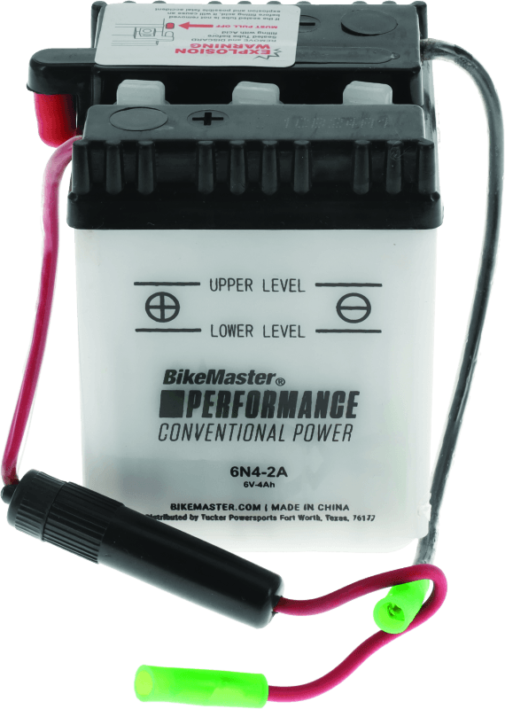 BikeMaster — 6N4-2A Battery, 25 CCA