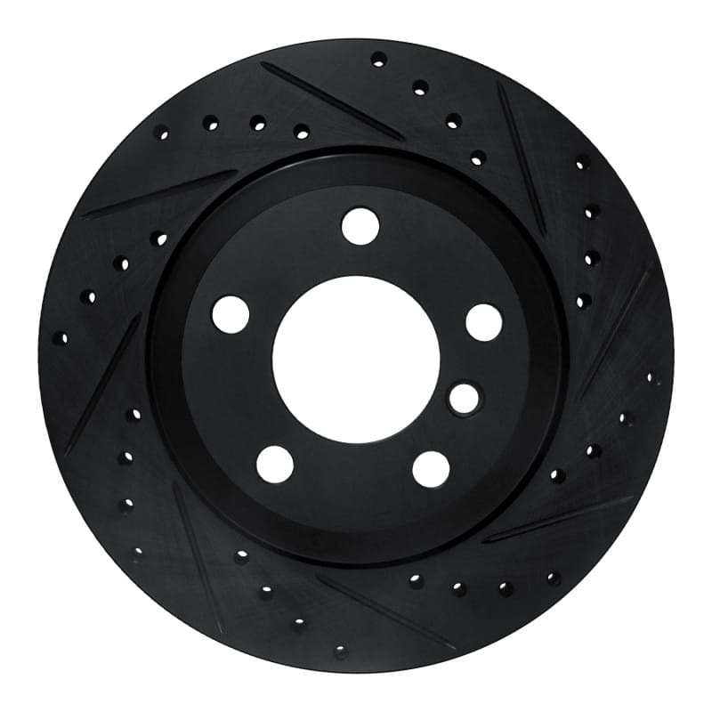 R1 Concepts — R1 07-19 BMW X5 Rear Right Drilled & Slotted Black Brake Rotor
R1 Brake Rotor Drill