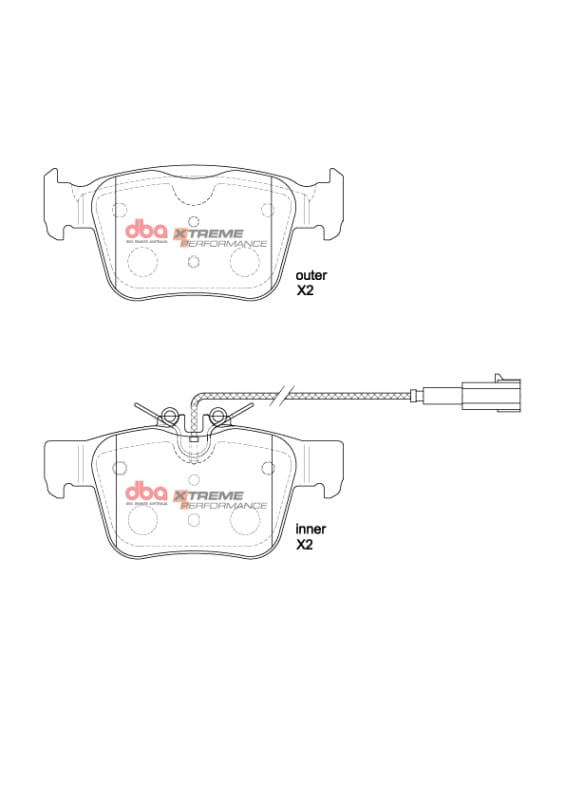 DBA — DBA 17-19 Alfa Romeo Giulia (Excl Quadrifoglio) XP Performance Rear Brake Pads
Brake Pad
