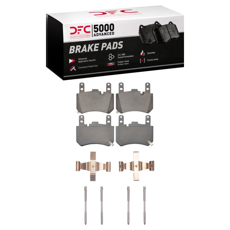 DFC — DFC 23-25 Chevrolet Corvette Rear 5000 Advanced Low Metallic Brake Pads and Hardware Kit
DFC Brake Pad Set