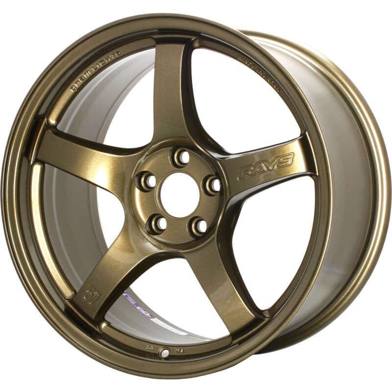Gram Lights — Gram Lights 57CR 19x9.5 +45 5x100 Almite Gold Wheel