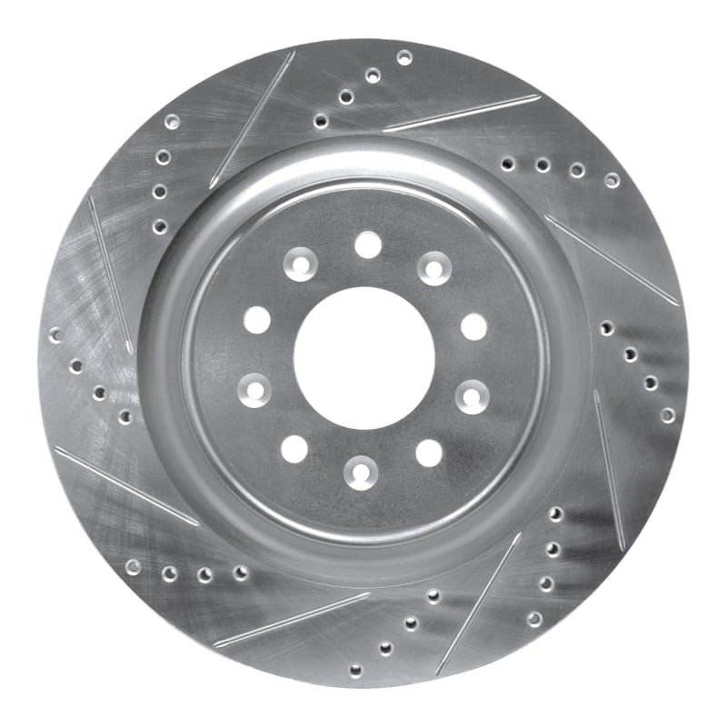 R1 Concepts — R1 00-06 Jaguar XJR Front Left Drilled & Slotted Silver Brake Rotor
R1 Brake Rotor Drill