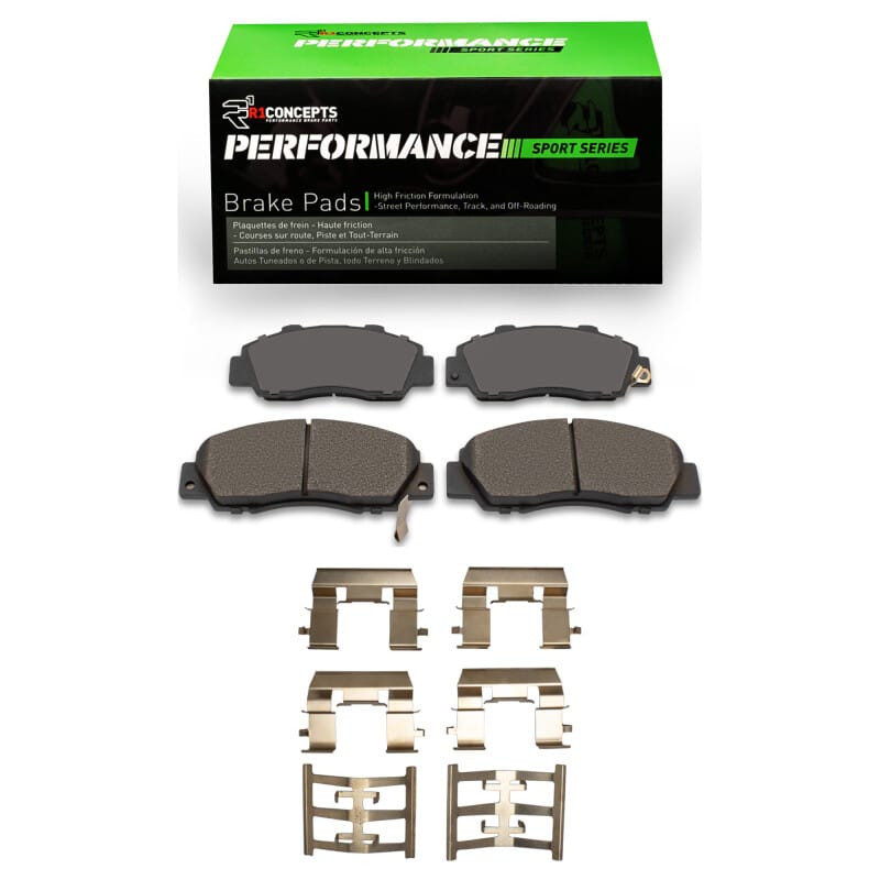 R1 Concepts — R1 91-05 Acura Legend Front Performance Sport Pads & Hardware Kit
R1 Performance Sport